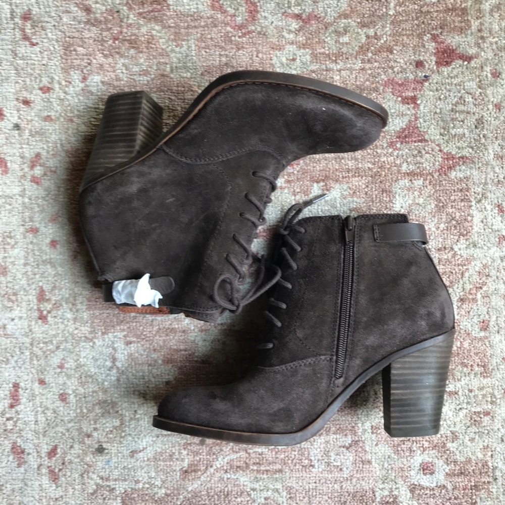 LUCKY BRAND ECHOH LACE UP ANKLE BOOTIE SIZE 7.5